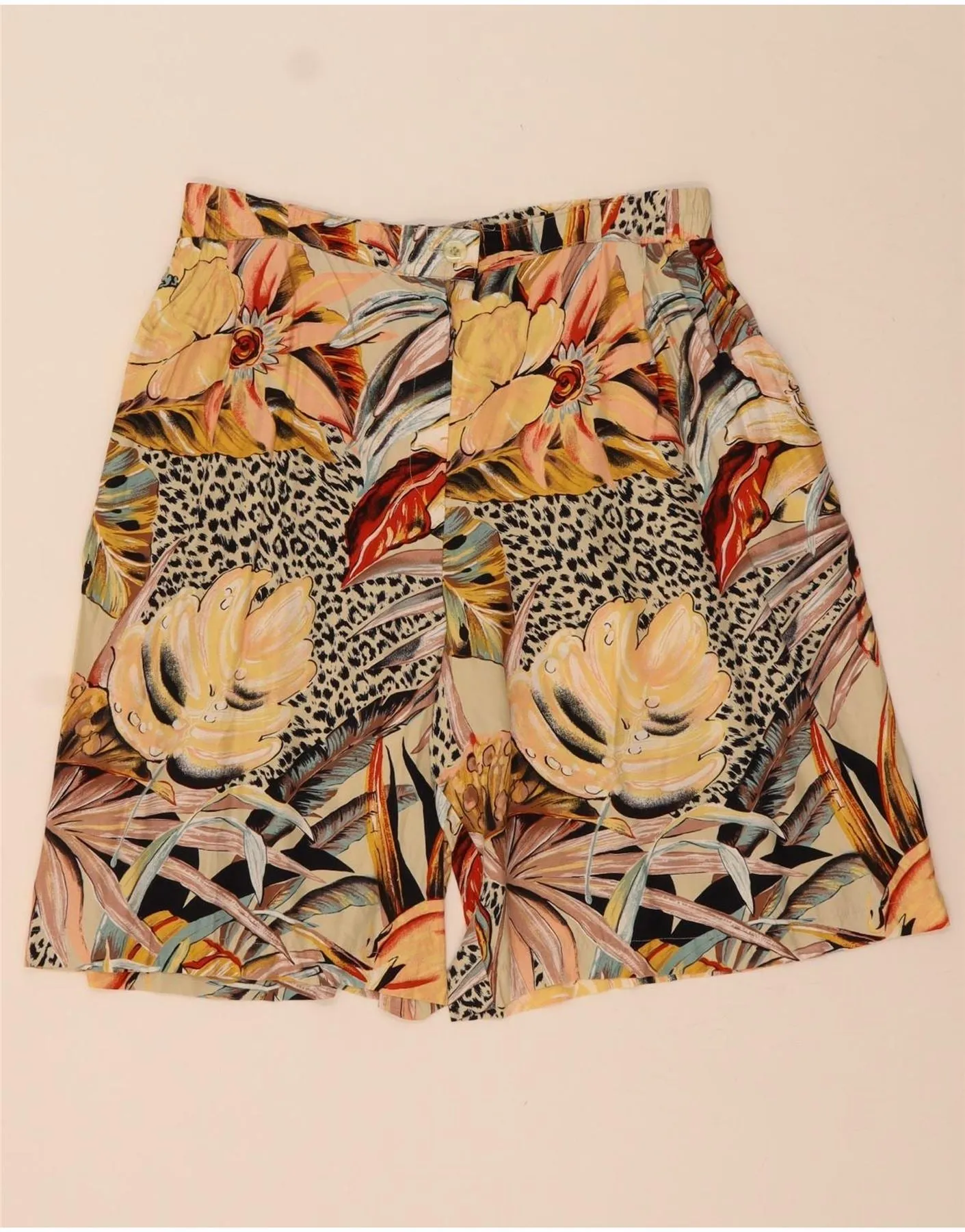 Sleek Cut NEW FAST Womens Casual Shorts IT 42 Medium W34  Multicoloured Floral