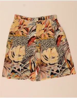 Sleek Cut NEW FAST Womens Casual Shorts IT 42 Medium W34  Multicoloured Floral