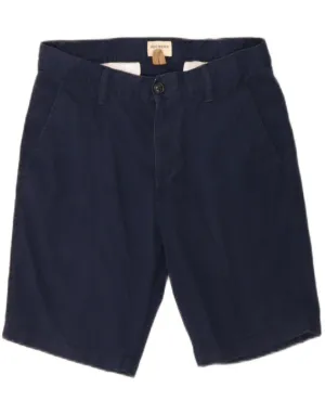 DOCKERS Womens Chino Shorts W30 Medium Navy Blue Cotton Outdoor Flex Water Repellent Finish