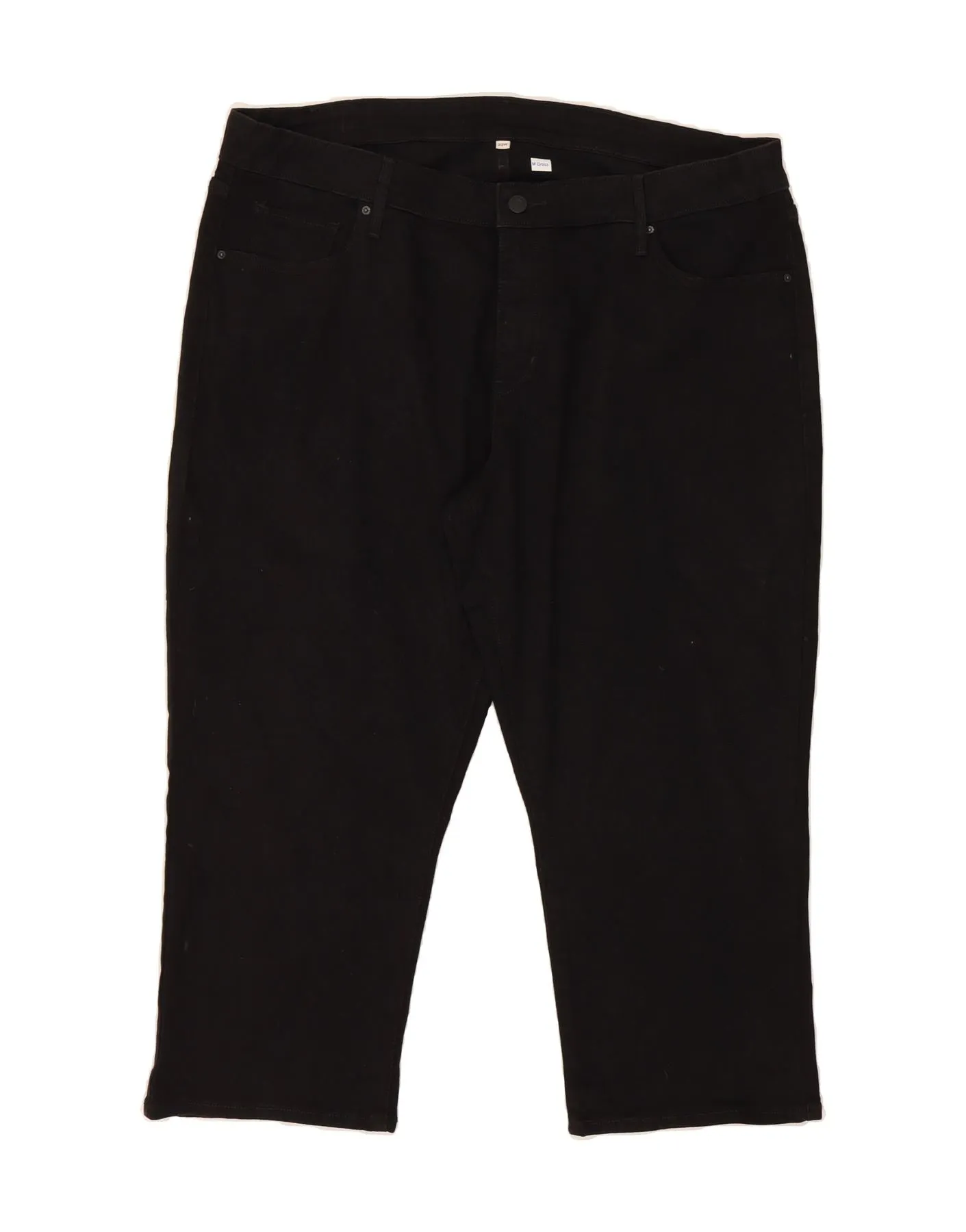 Water - repellent LEVI'S Womens Bermuda Denim Shorts US 22 3XL W40 Black Cotton
