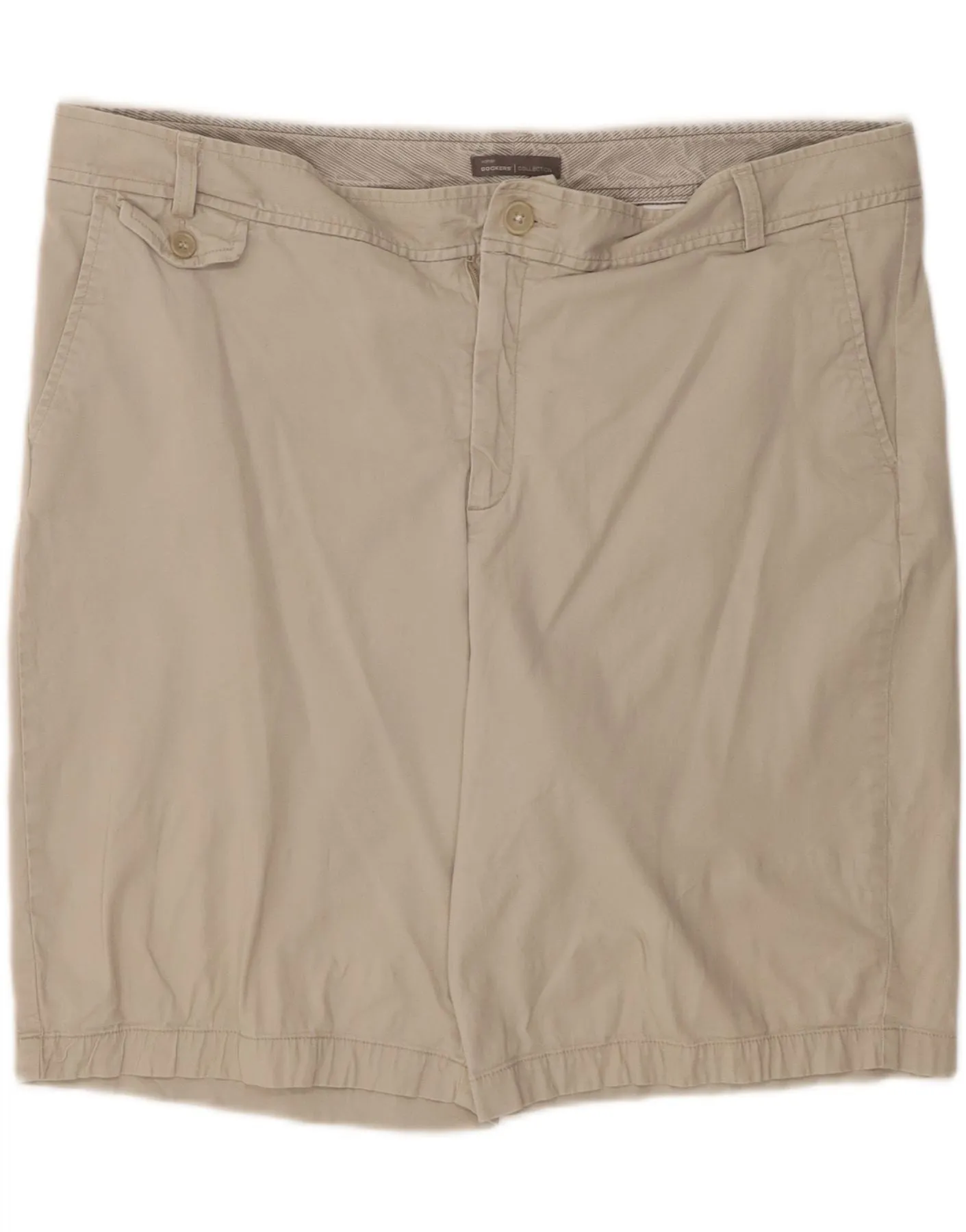 Easy Layer Smart Casual DOCKERS Womens Chino Shorts US 22 3XL W44  Grey Cotton