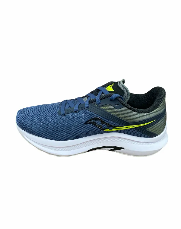 Saucony scarpa da corsa da uomo Axon S20657-55 blu-nero removable - insole - convenience - replaceability shoes