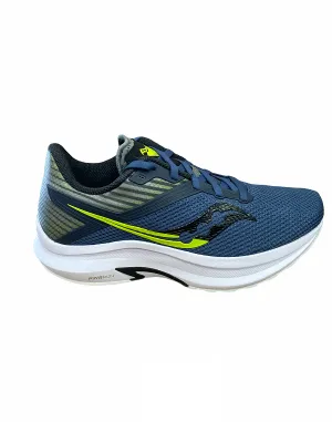 running with a smooth outsole Saucony scarpa da corsa da uomo Axon S20657-55 blu-nero