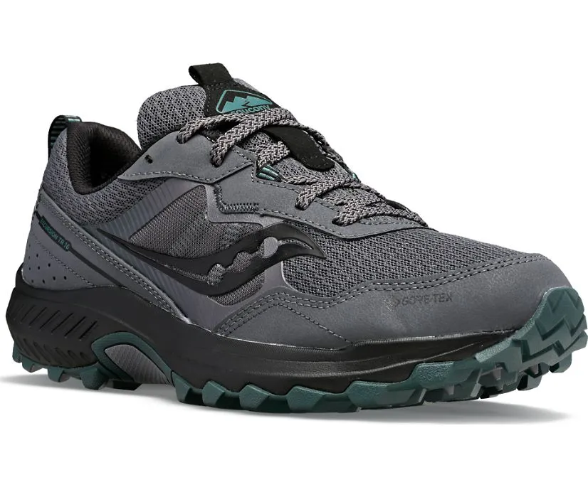 running in a sports complex shoes Zoned Compression Padding Saucony scarpa da trail da uomo Excursion TR16 GTX goretex S20749 21 verde foresta scura