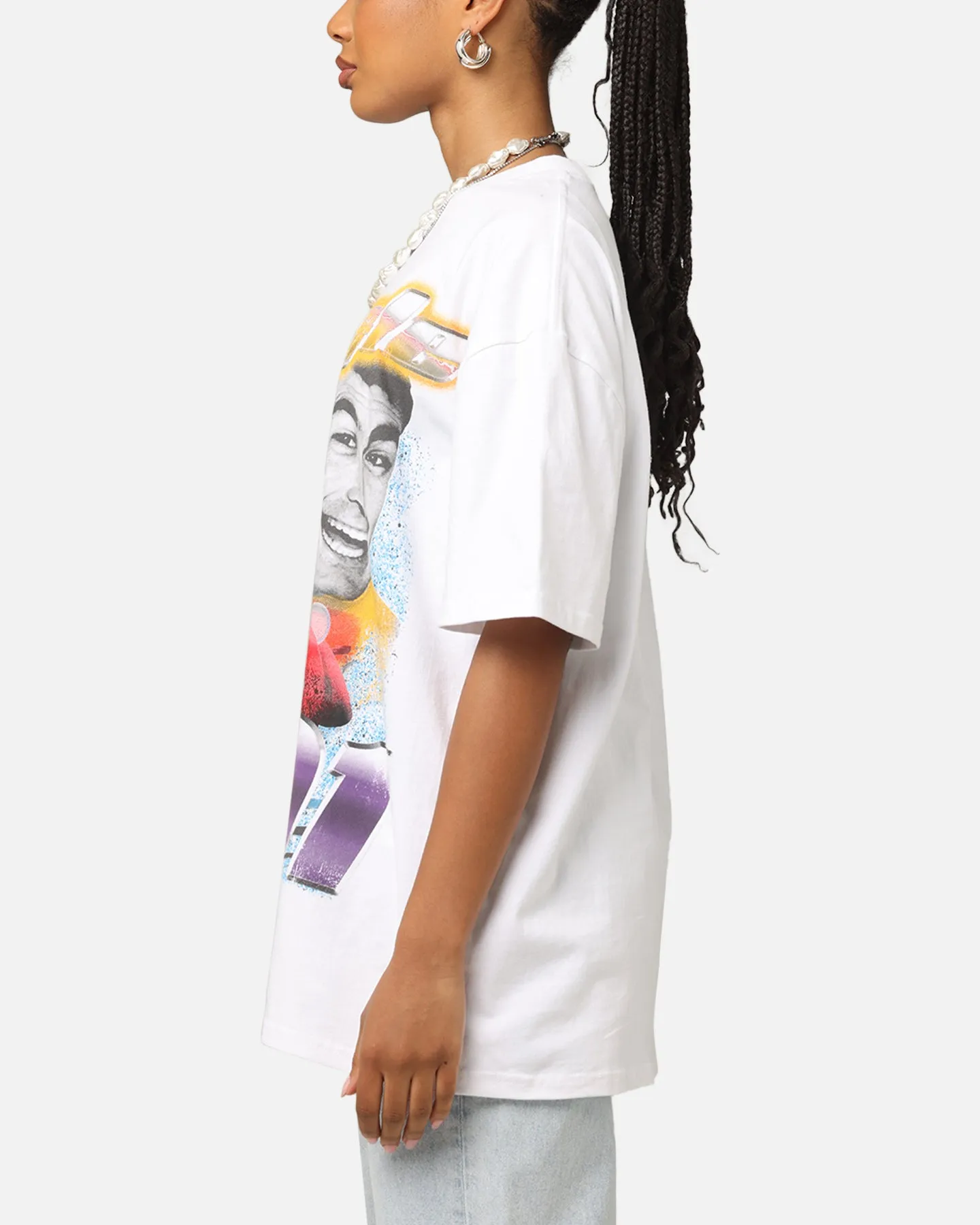 Light Comfort Goat Crew X The Wiggles Greg Wiggle Heavy T-Shirt White