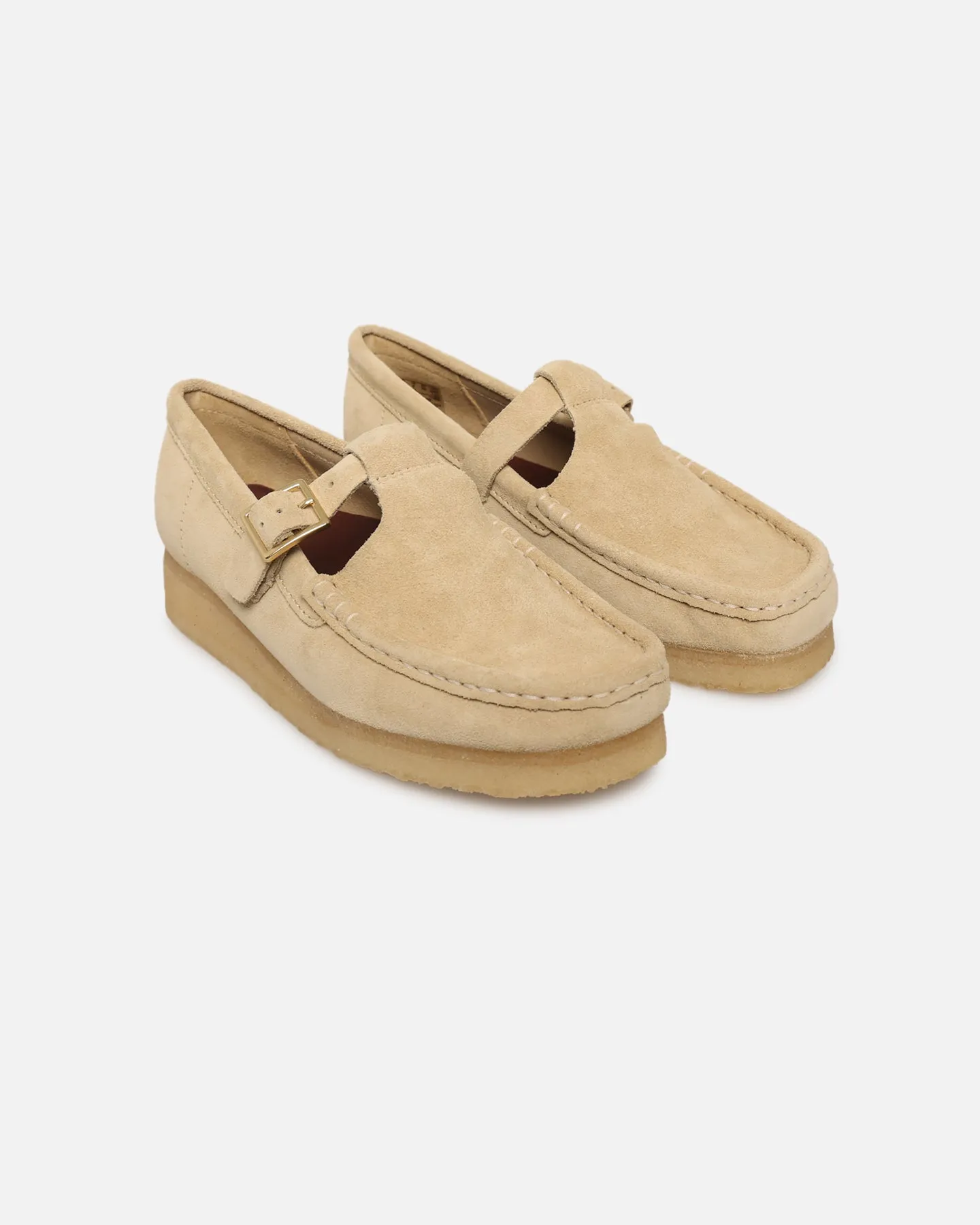 Clarks Originals Women's Wallabee T-Bar Maple Fit