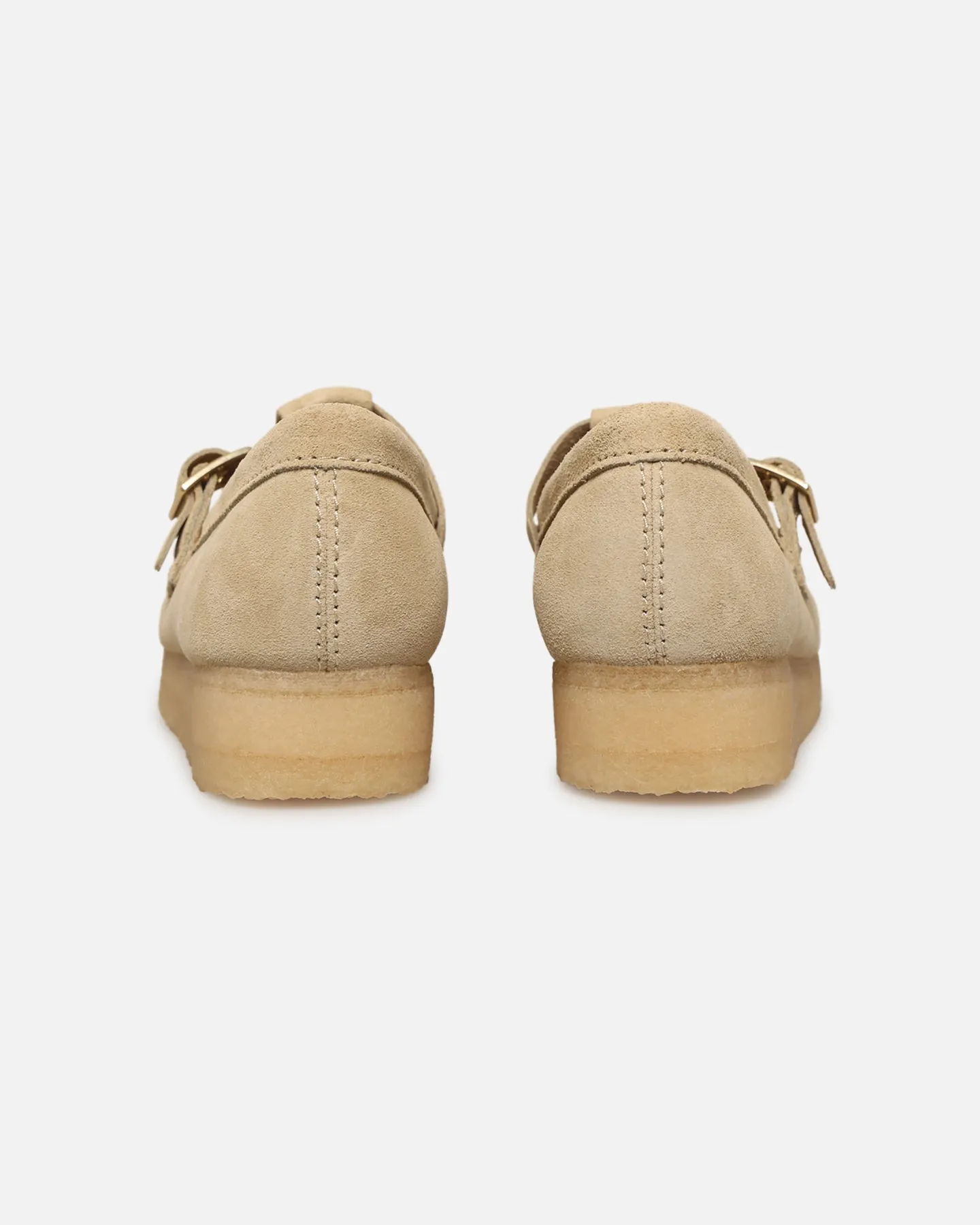 Stretch Fabric Weekend Trip Quick Fit Clarks Originals Women's Wallabee T-Bar Maple
