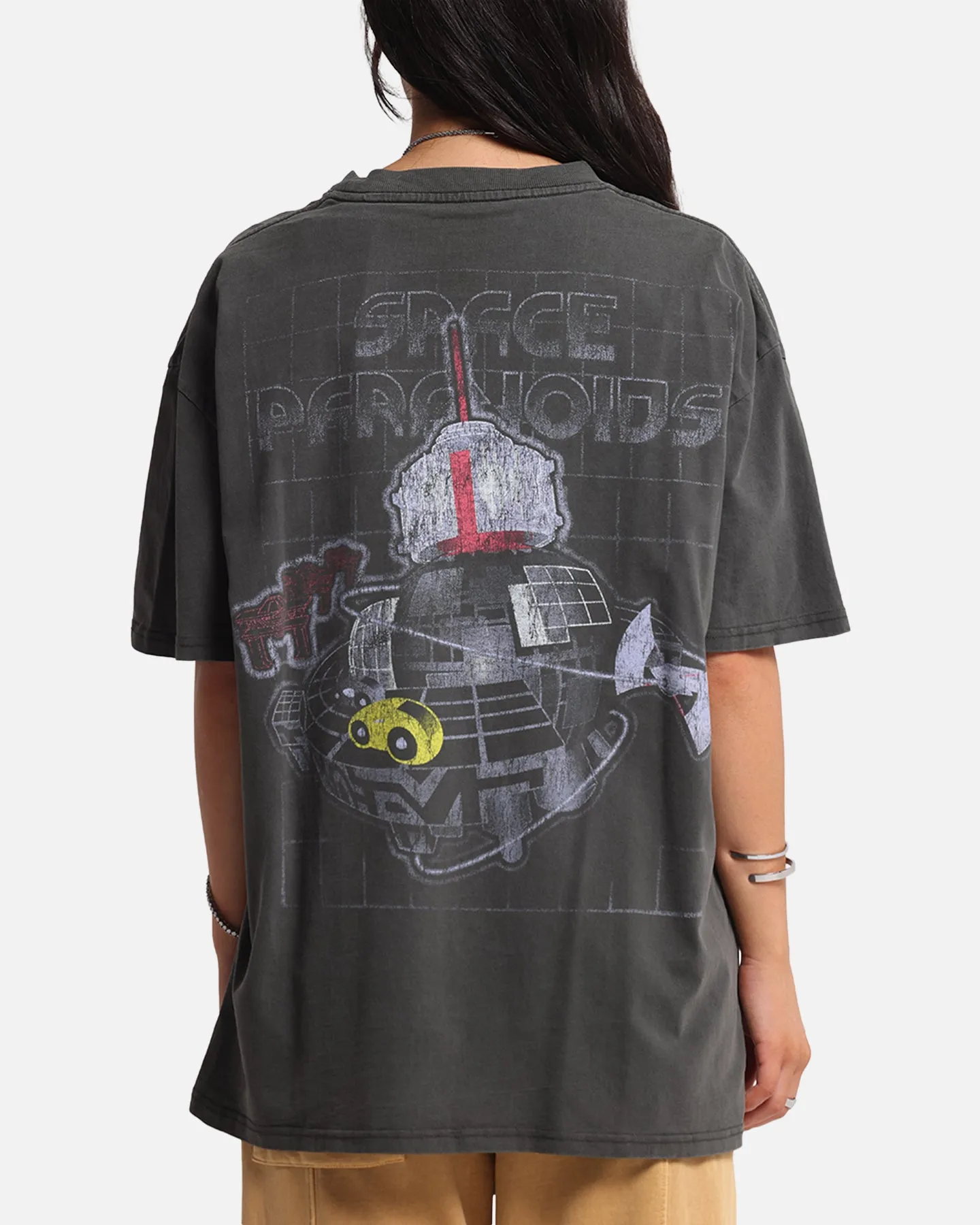 Goat Crew Disney Kingdom Hearts Space Paranoids Heavy T-Shirt Black Wash Tagless Comfort
