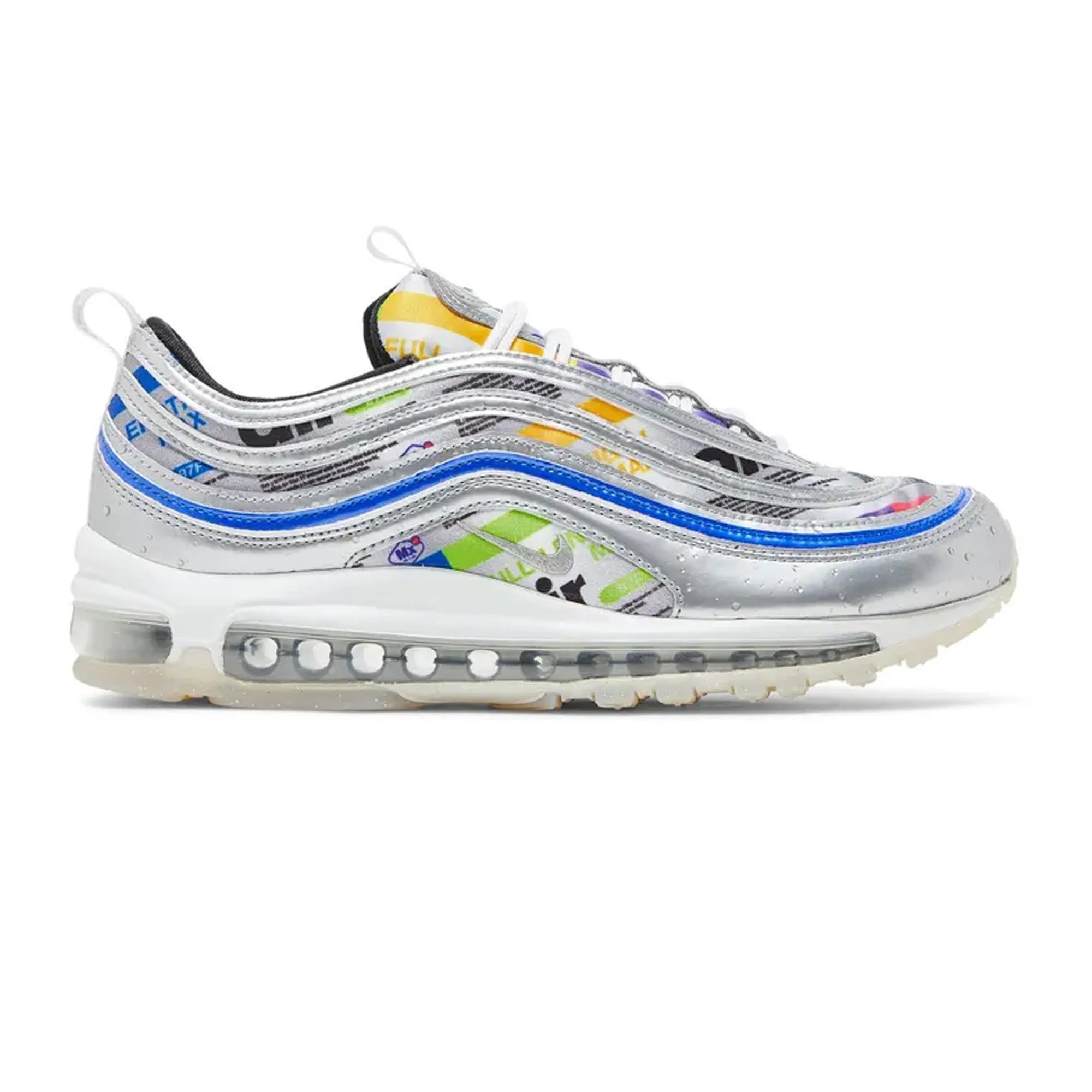 Air Max 97 'Energy Jelly' (2020) running for exploration running in a tropical area