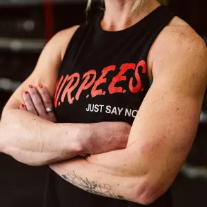Bright Color Women's Burpees Crop Tank