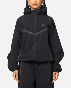 Compression Packed Design Multi Pocket Nike Tech Woven Full Zip Jacket Back/Black/Black
