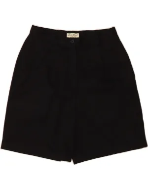 Spandex shorts Side Pockets EDDIE BAUER Womens Chino Shorts US 12 Medium W28  Black Cotton