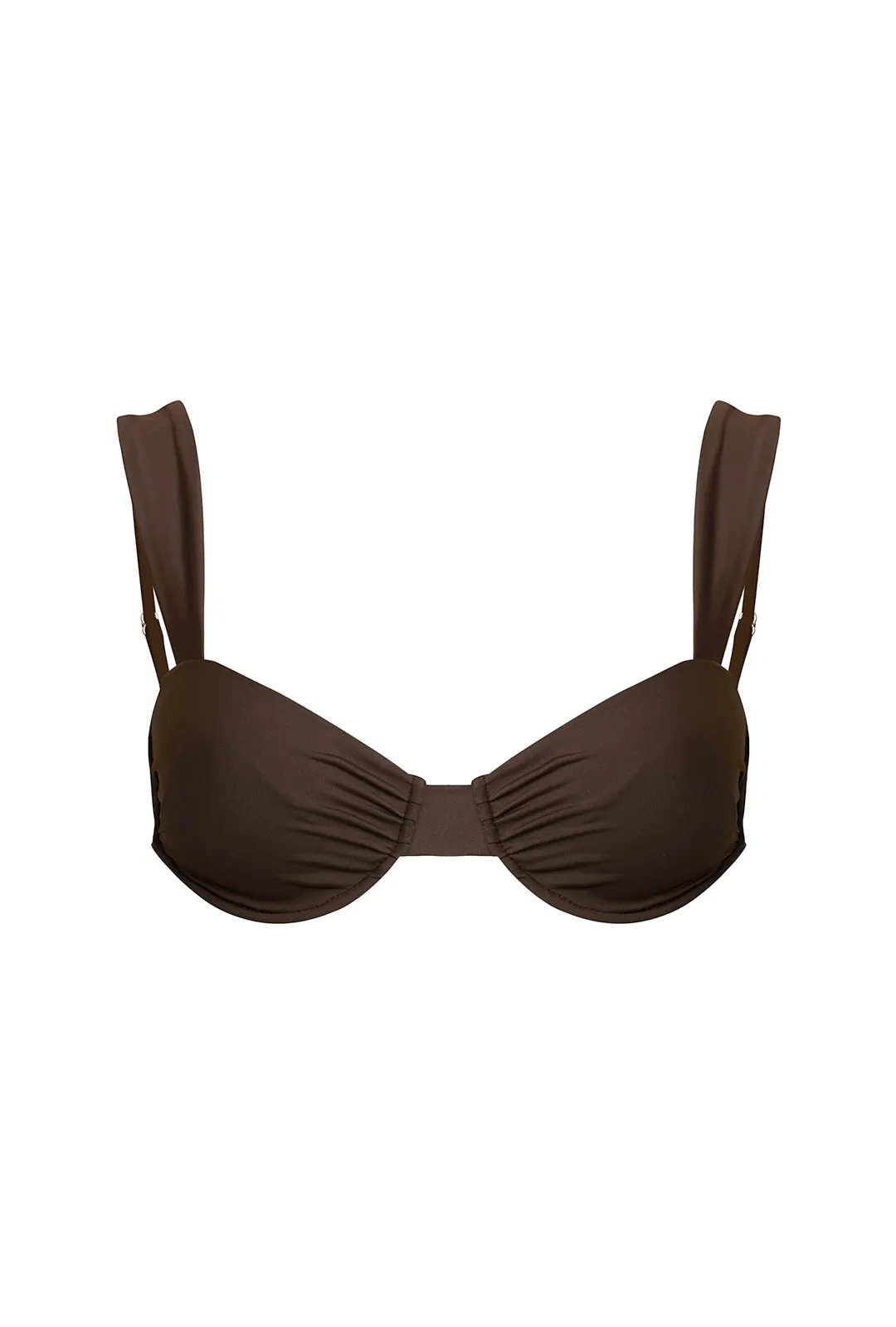 Isla Del Sol Top - Espresso Stretch Free Waistband Tropical Lifestyle