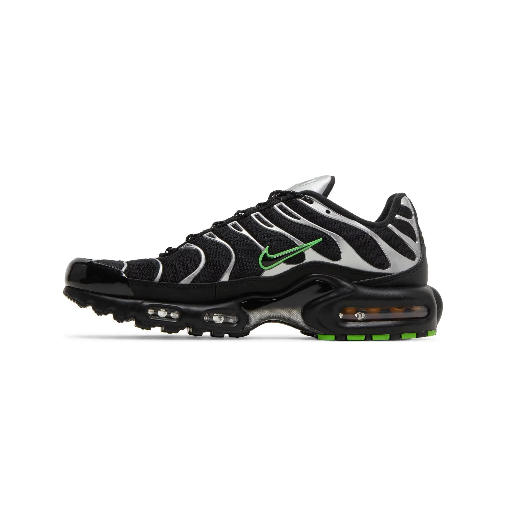 Air Max TN Plus 'Black Silver Green Strike' (2021) Practical Shoes marathon - event running shoes