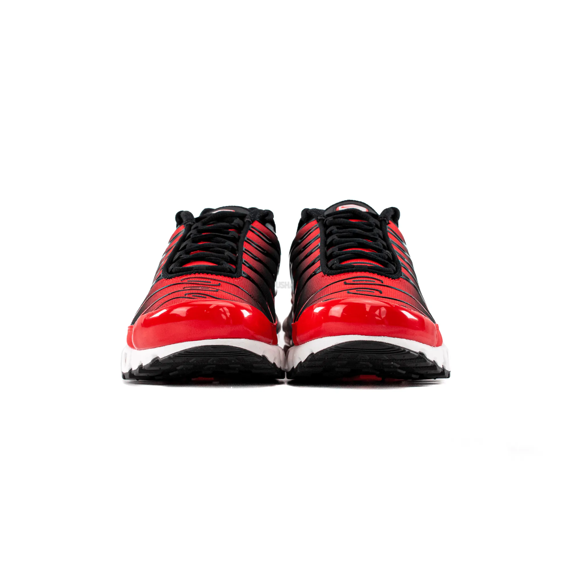 running in an overpass area shoes brisk - walking shoes Nike Air Max Plus TN 'Black Red' Women's (2023)