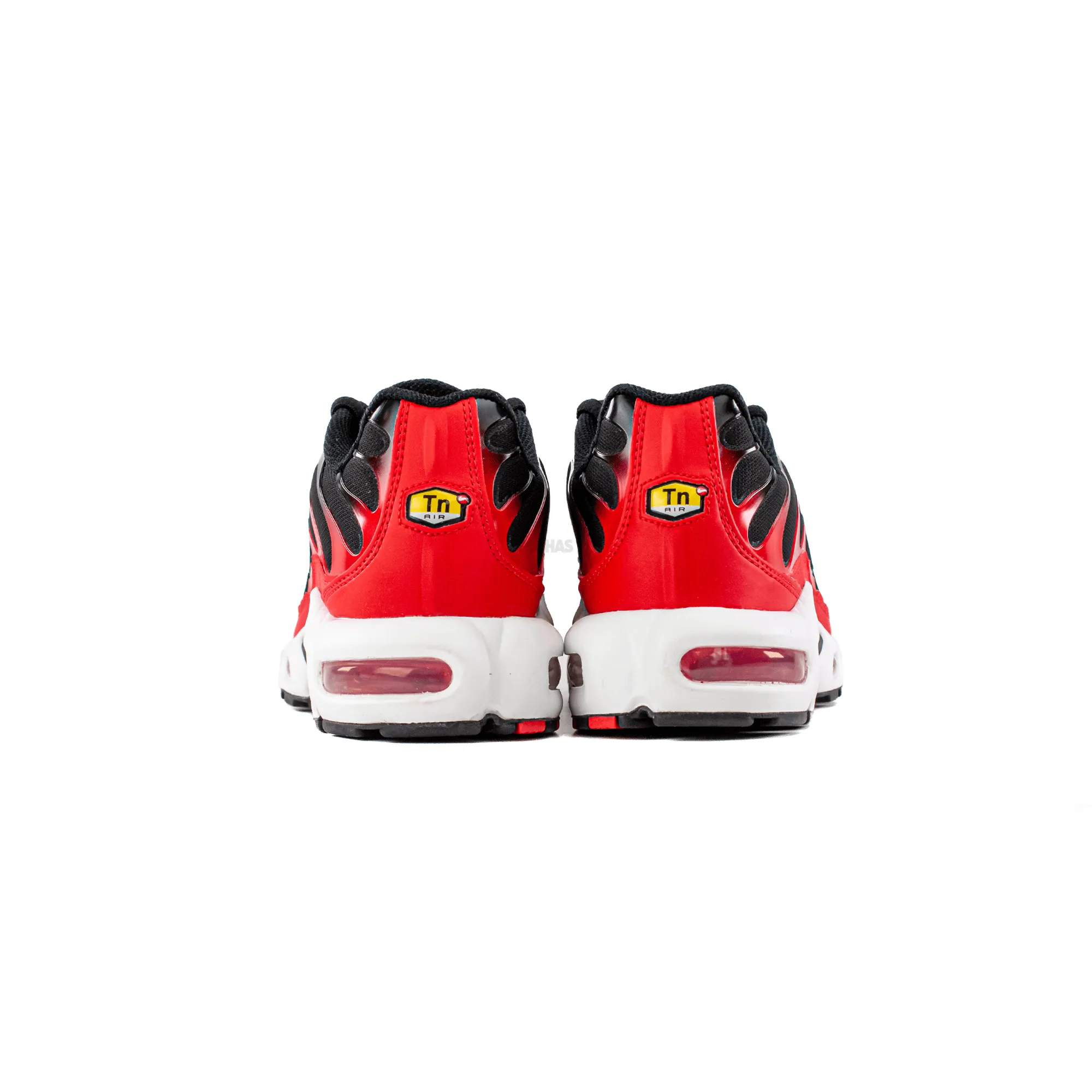 running for a way to stay creative Grounded Stability Pods Nike Air Max Plus TN 'Black Red' Women's (2023)