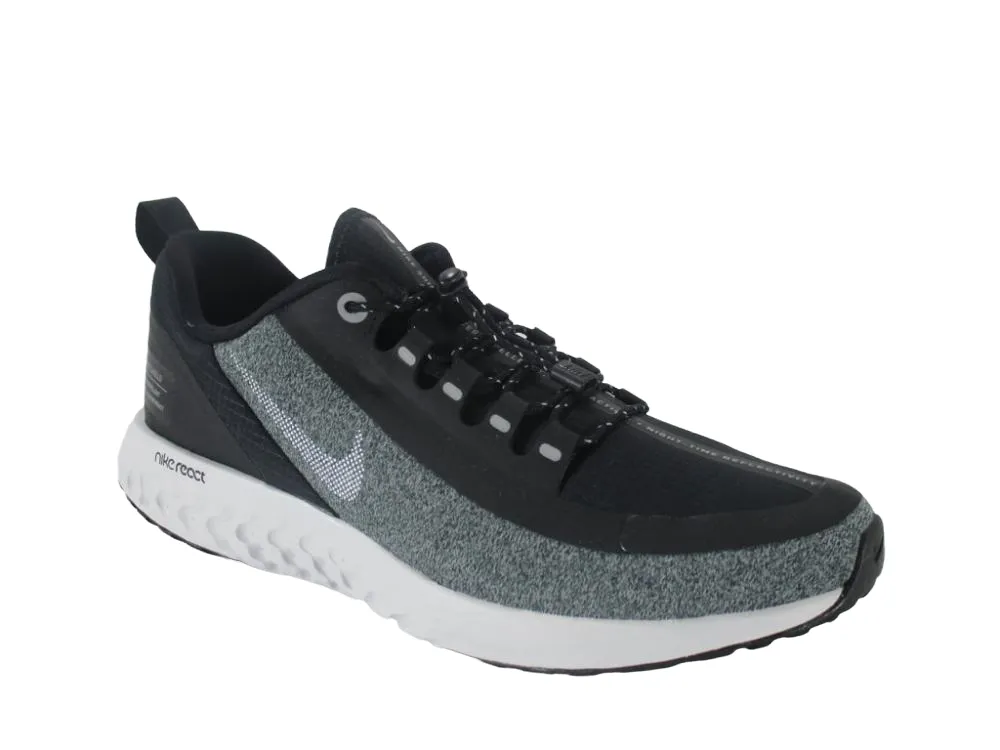 Nike scarpa da corsa da ragazzi Leggend React Shield AV4048 001 nero grigio Temperature Control Lining