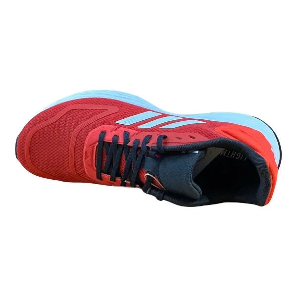 Adidas scarpa da corsa da ragazzo Duramo 10 K GW8758 red-white Tensile Web Support Under Armour Charged Assert