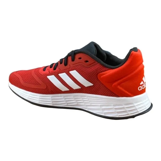 Non Restrictive Upper Enhanced grip Adidas scarpa da corsa da ragazzo Duramo 10 K GW8758 red-white