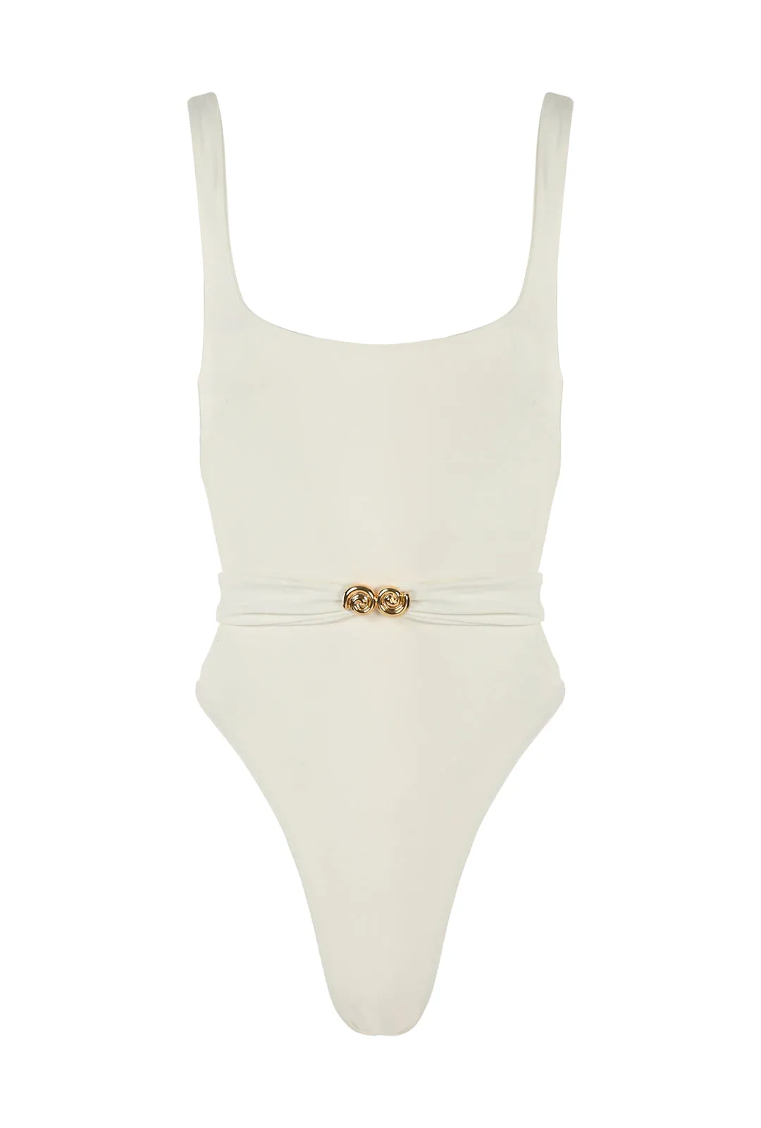 Isola Bella One Piece - Ivory Tropical Outfits Lightweight Compression Material