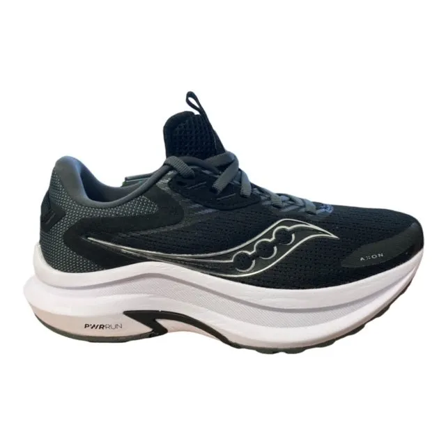 interval training shoe compatibility Saucony scarpa da corsa da donna Axon S10732 05 black-white