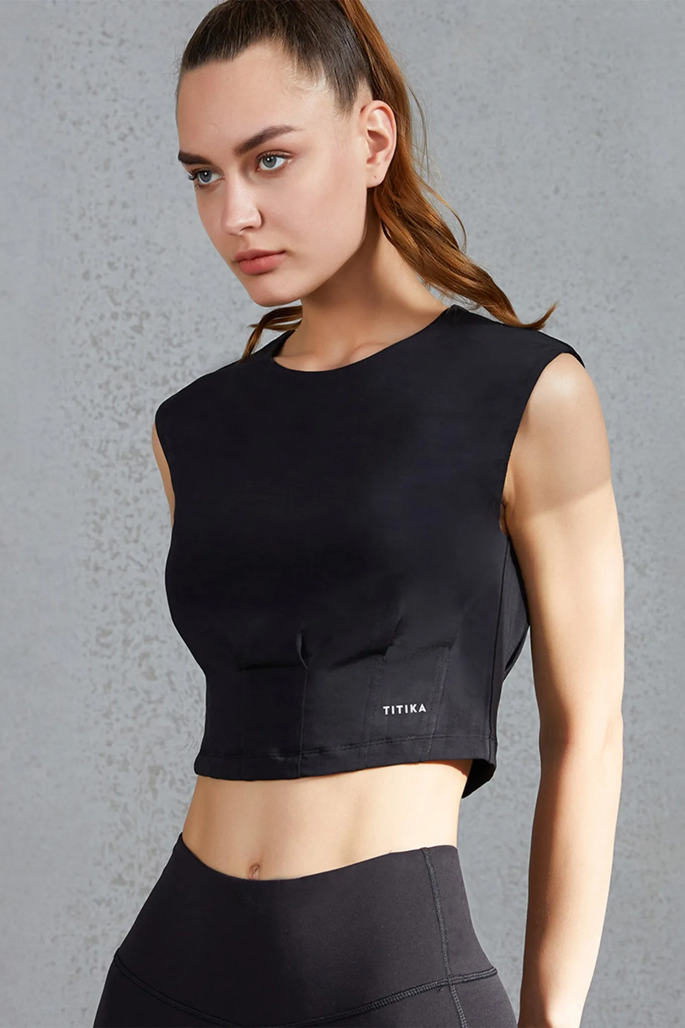 breath easy Drop Shoulder Cut Alpha Tank