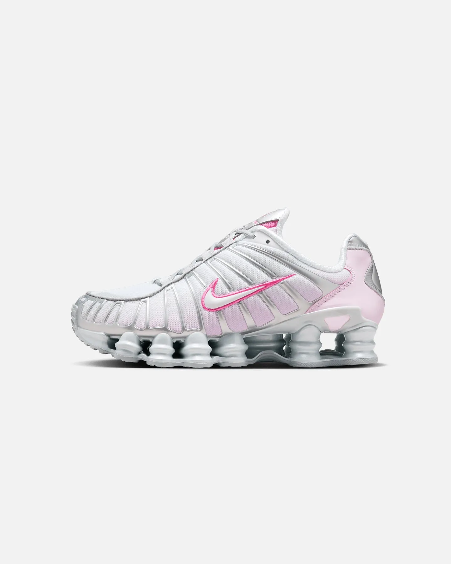 Nike Women's Shox TL "Pink Foam" Metallic Platinum/Pinksicle Dynamic Flex Construction