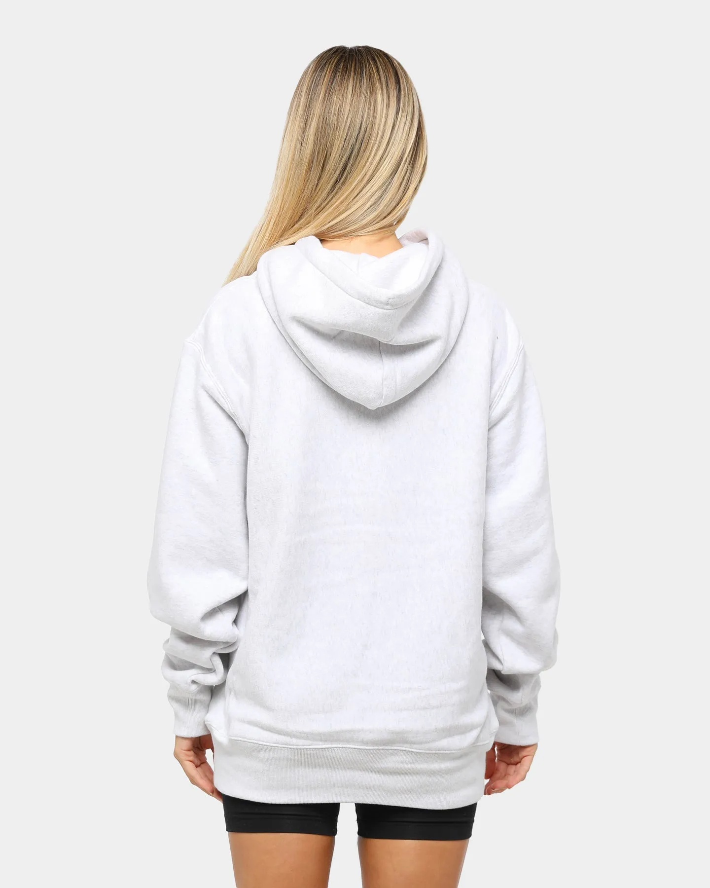 Seamless Side Panels Fresh Vibe Champion Rev Weave Hoodie Silver
