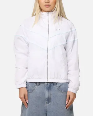 Weekend Look Nike Women's Sportswear Loose UV Woven Full-Zip Jacket White/Black