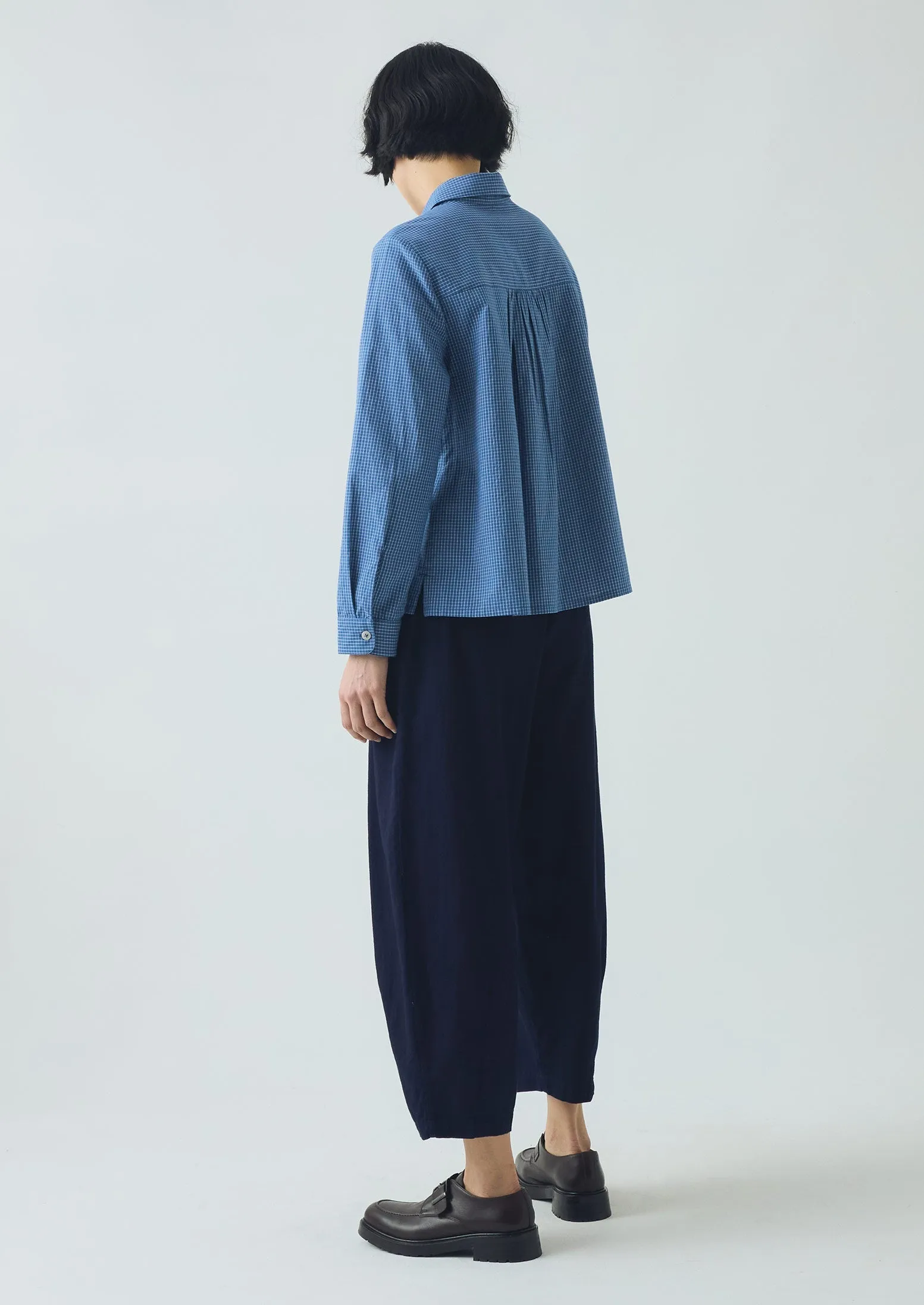 Bronwen Indigo Twill Pants | Indigo Flattering Design Wear Soft and Cozy