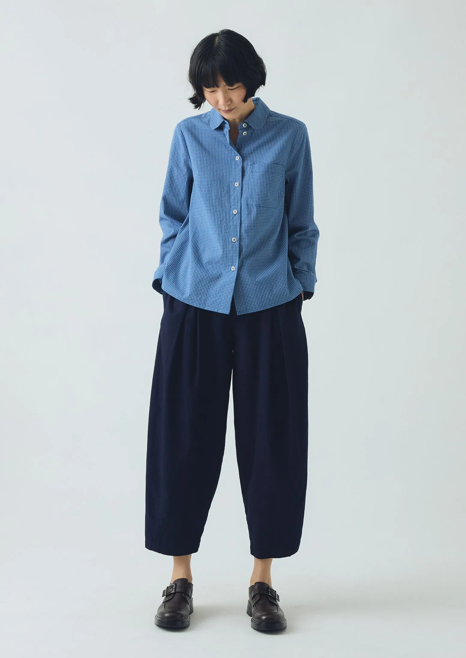 Bronwen Indigo Twill Pants | Indigo Light Fit Wear