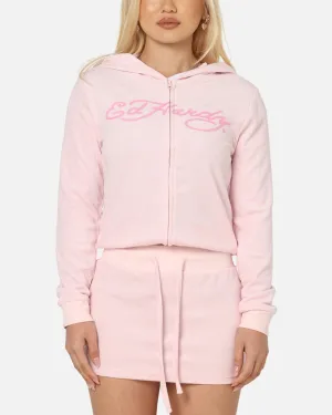 cleaning outfit Ed Hardy Women's Lounge Hoodie Pink