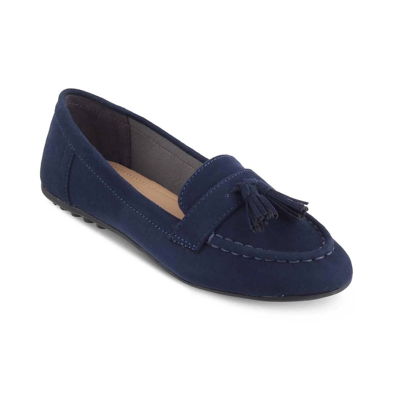Polished Comfort Tresmode Jonum Blue Women's Dress Tassel Loafers