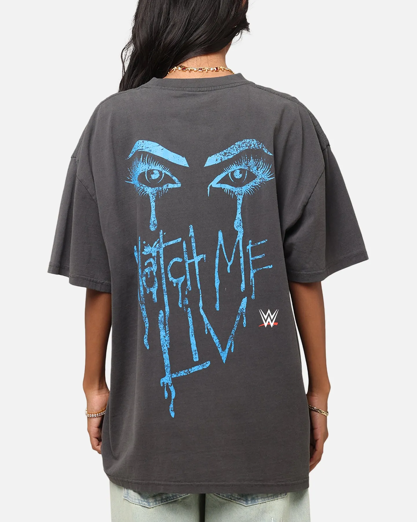 Culture Kings X WWE Liv Morgan Heavy T-Shirt Black Wash Urban Smart