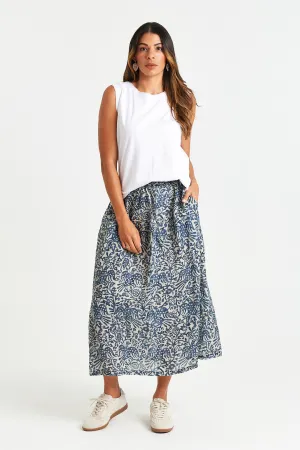 MELINA SKIRT Weighted Hem Sleek Motion