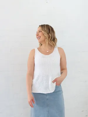 Ivy Top- White Night vision Quick Evaporate Fabric