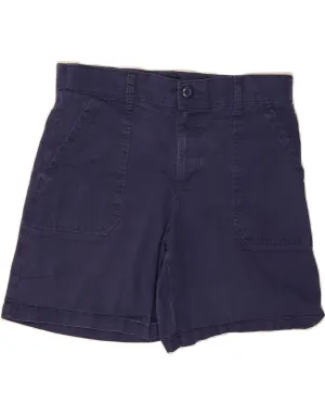 home renovation LEE Womens Chino Shorts US 10 Large W32 Navy Blue Cotton