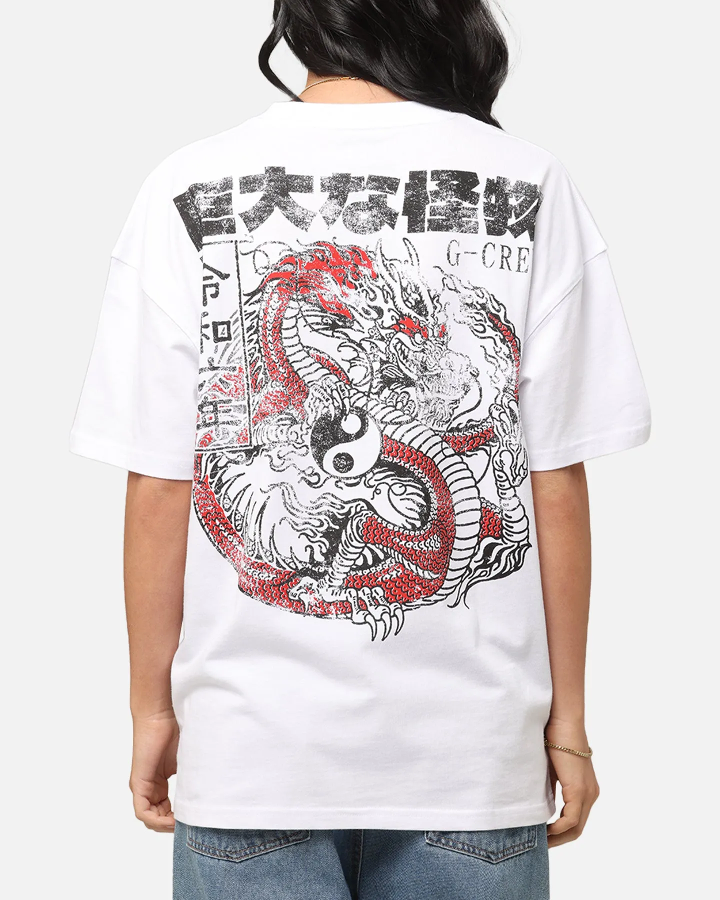Outdoor Look Goat Crew Osaka Dragon T-Shirt White