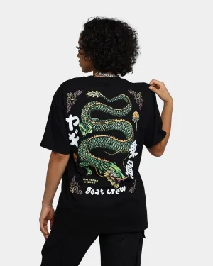 Goat Crew Sleeping Dragons T-Shirt Black Active Comfort