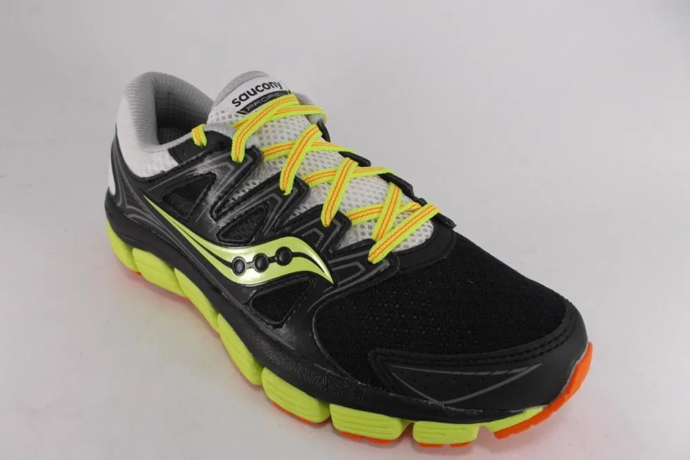 Metallic accents mesh ventilation Saucony scarpa da corsa da uomo Propel Vista S25254 6 nero-giallo