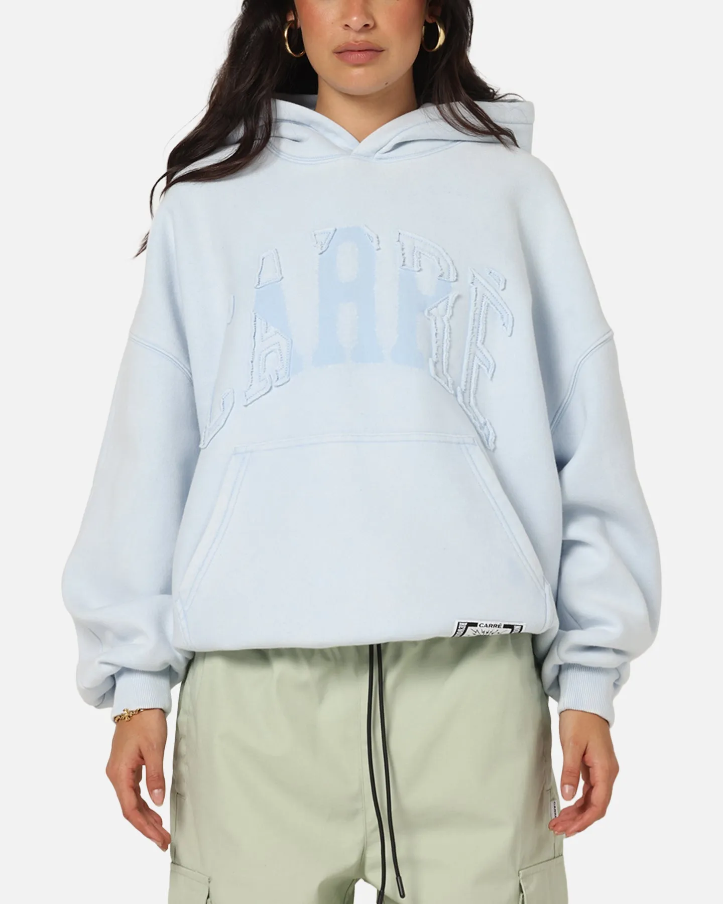 Backyard Chill Carre Con-Star Hoodie Baby Blue