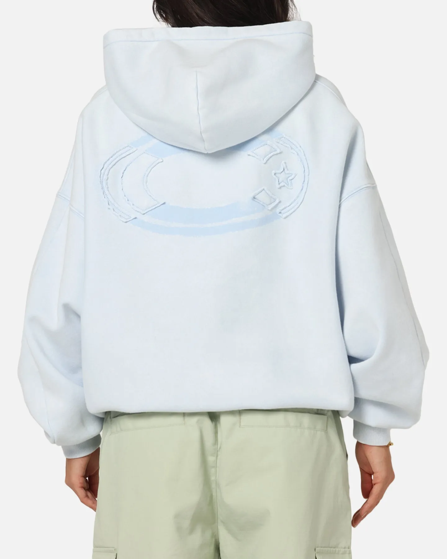 Carre Con-Star Hoodie Baby Blue Vintage Look