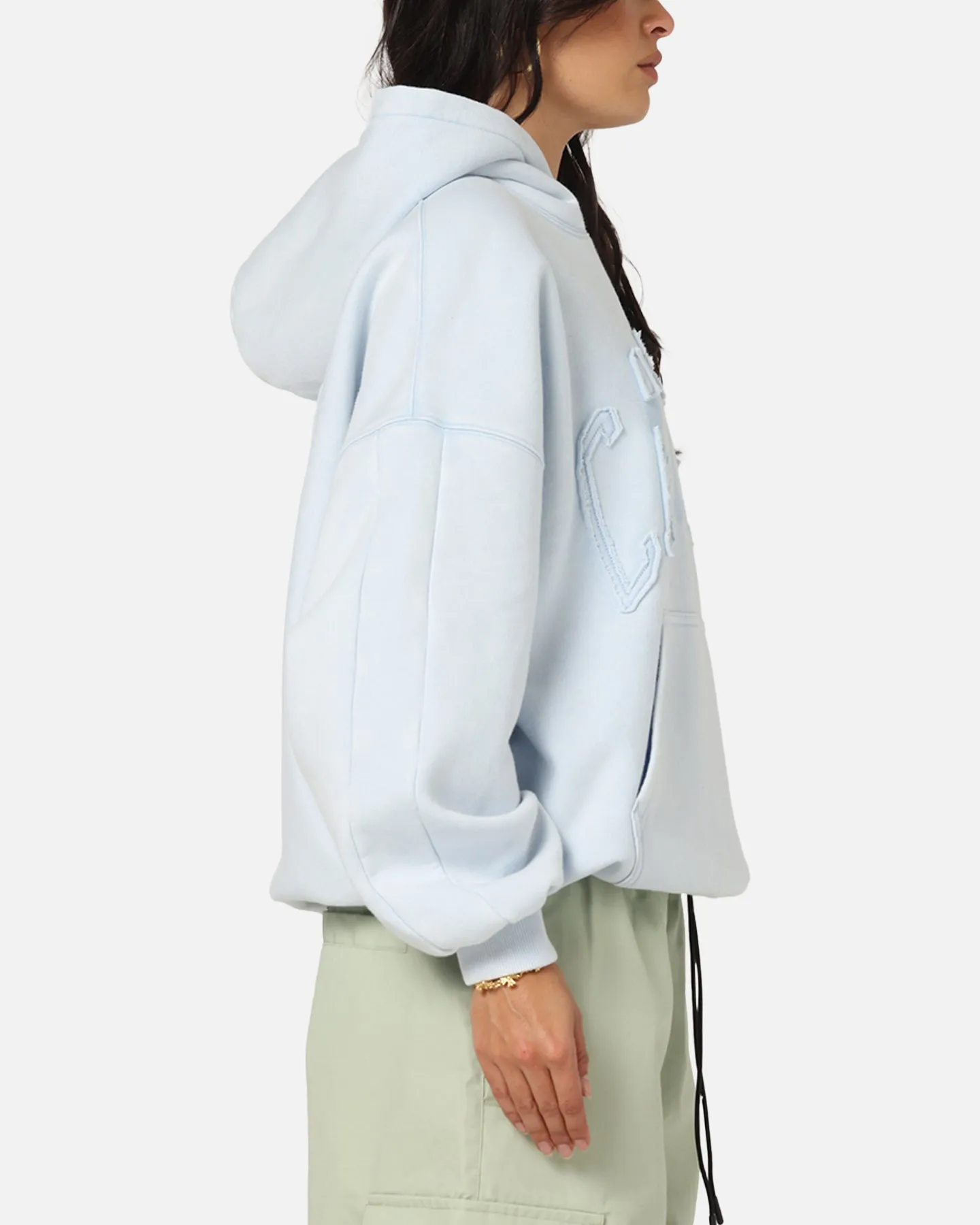 Wildebeest like Trend Vibe Carre Con-Star Hoodie Baby Blue