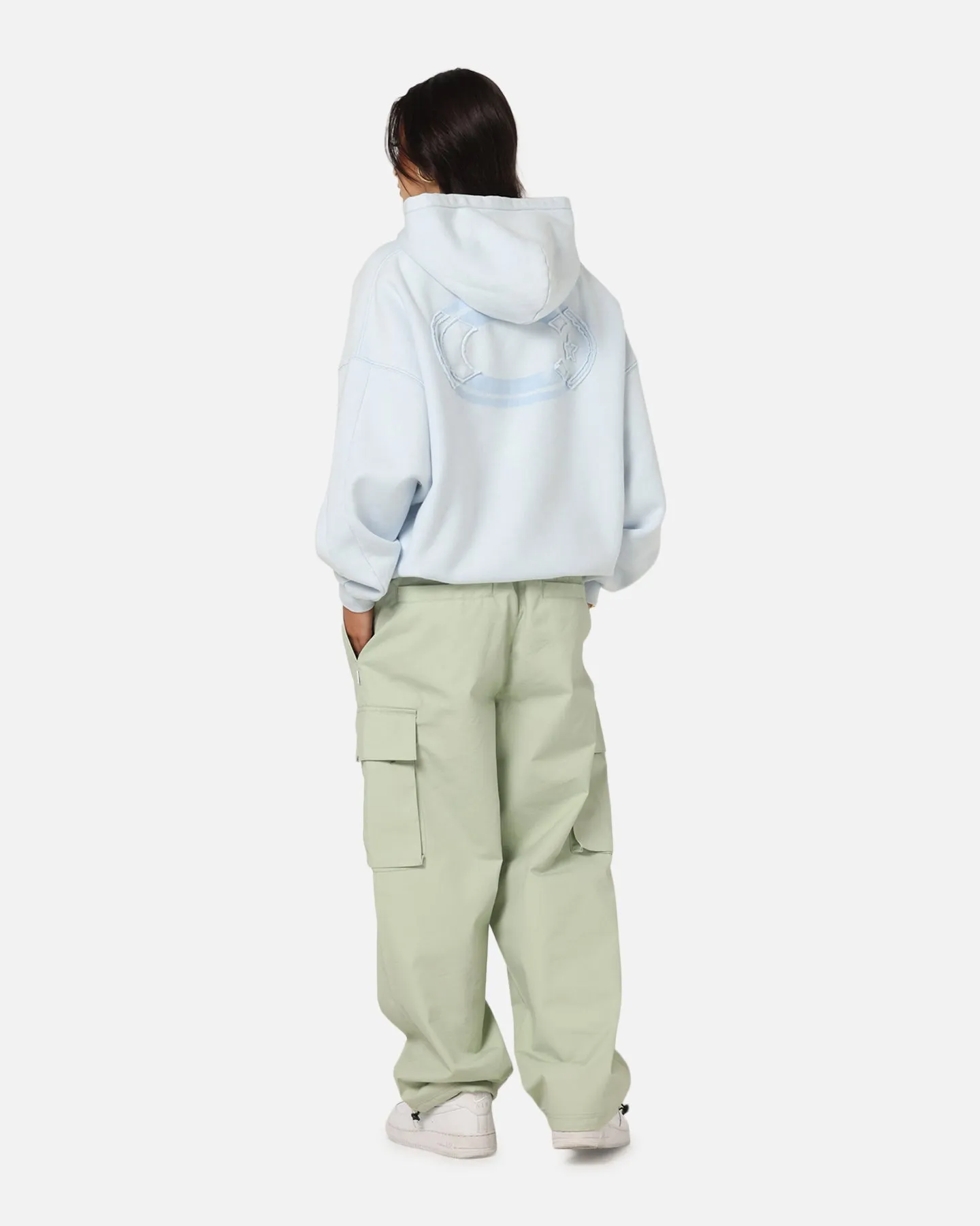 Carre Con-Star Hoodie Baby Blue Four Way Stretch City Outfit
