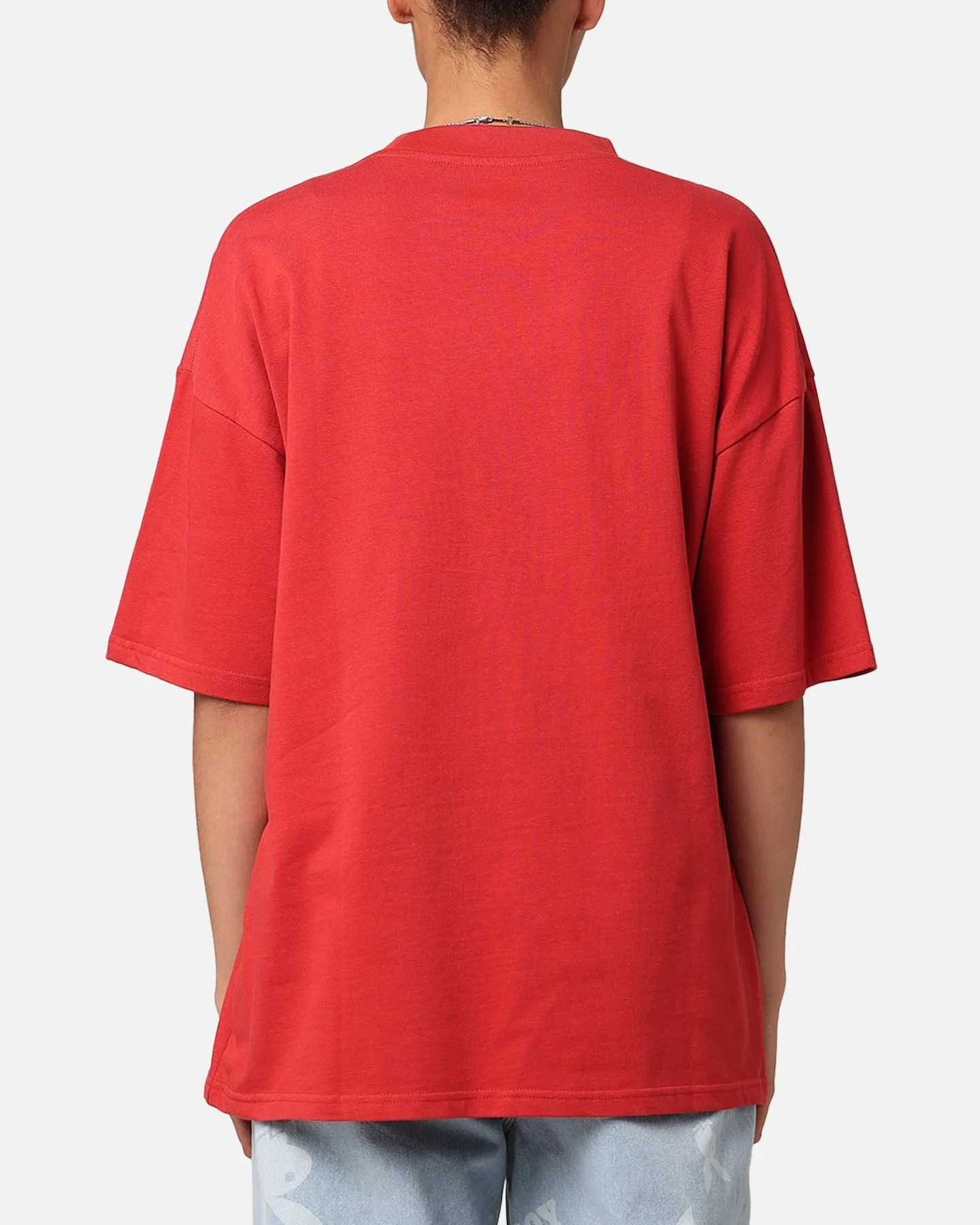 Travel Light Culture Kings Oversized Blank T-Shirt Red