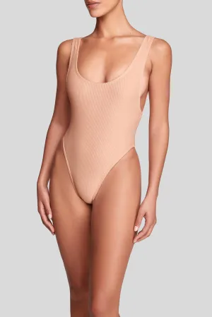 Phoenix One piece Rib Beach Attire Stretch Resistant Panels