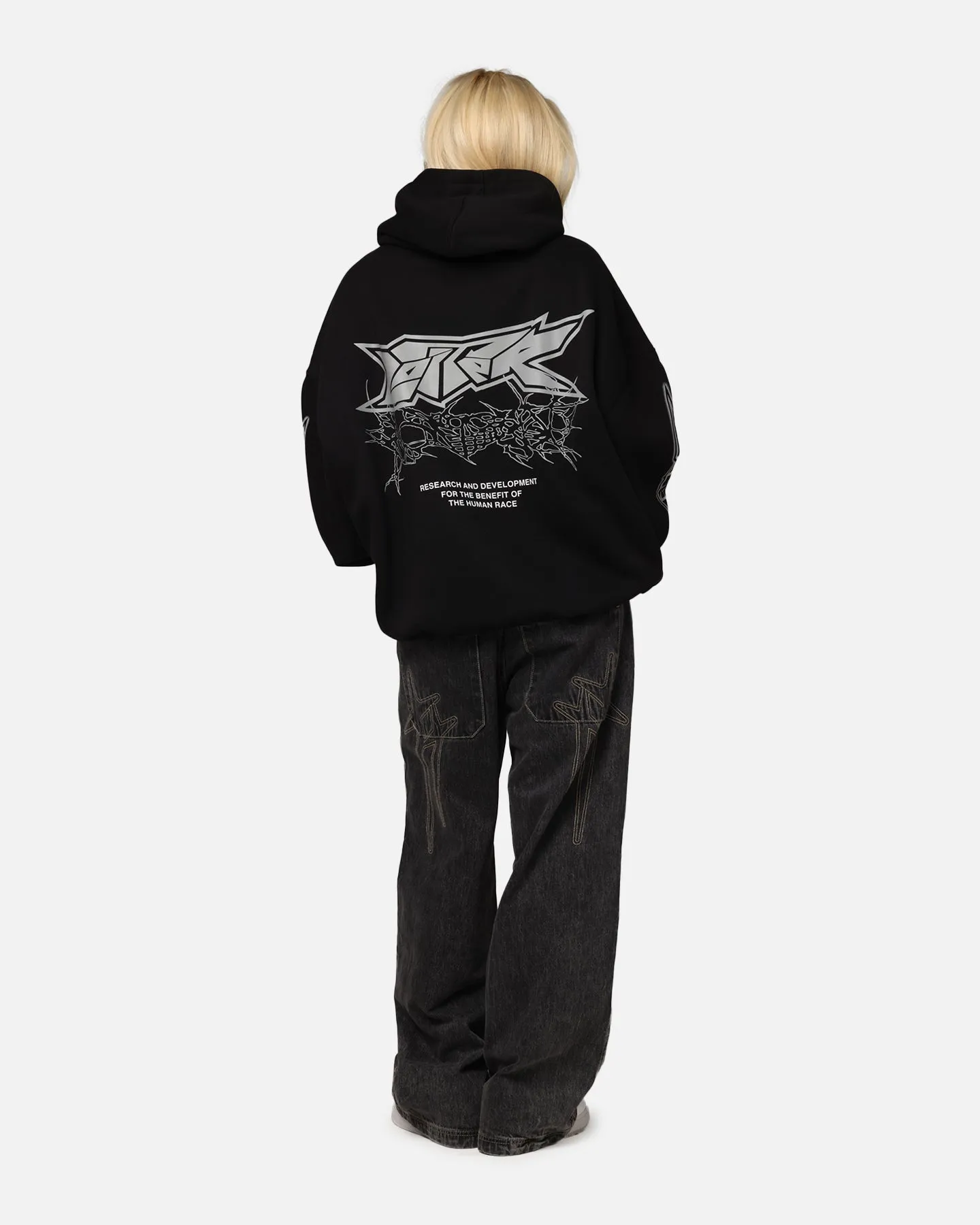 Loiter Runway Hoodie Black Lightweight Feel