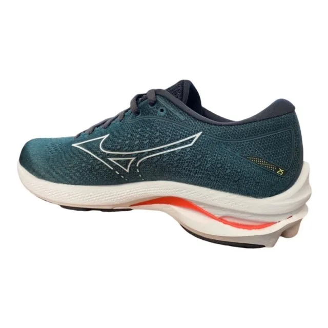 Stable arch Mizuno scarpa da corsa da uomo Wave Rider 25 J1GC210301 fumo blu-bianco-limone