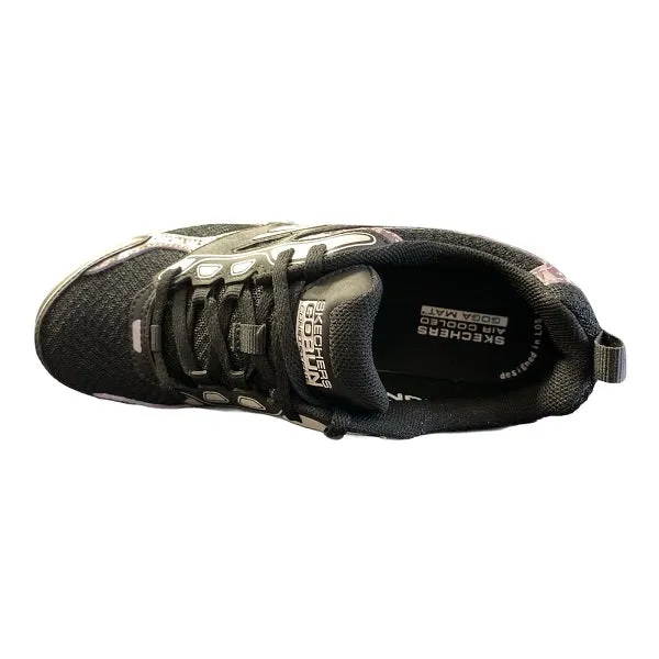 Casual Use Stabilizing Chassis Skechers scarpa da ginnastica Go Run Consistent Night Escape 128270/BLK nero