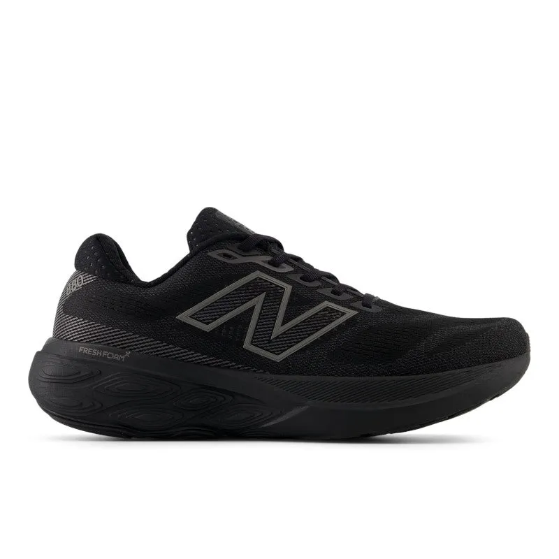 lace - up - design shoes ergonomic running shoes Fresh Foam X 880v15 - Black with Black Metallic - Men's